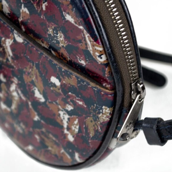Patricia Nash Scarlet Bloom Scafati Circle Floral Crossbody - Picture 8 of 12